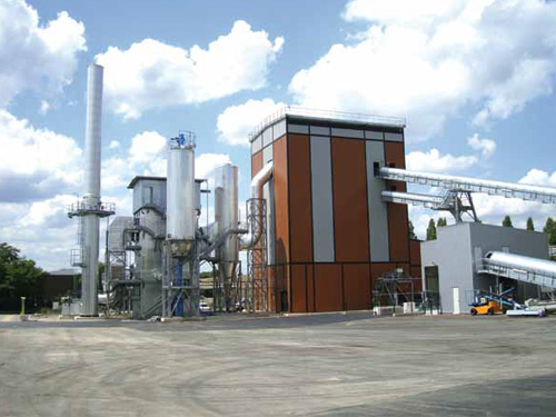 La chaufferie bois du réseau de chaleur de Cergy-Pontoise